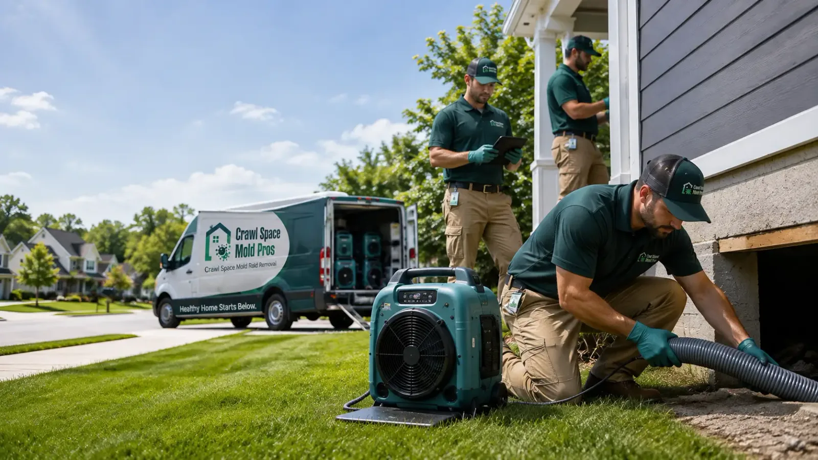 Crawl Space Mold Removal in Centerville, AR
